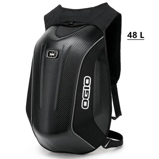 Mochilas rígidas impermeáveis para motos 30L-48L