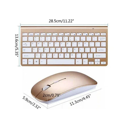 Ensemble clavier et souris sans fil 2,4 GHz, portée de 10 m