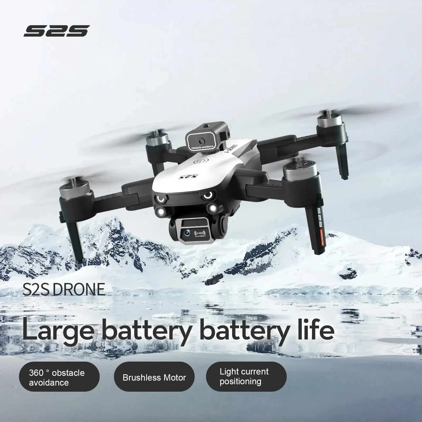 S2S Mini Drone 4k 8K HD Camera Obstacle Avoidance