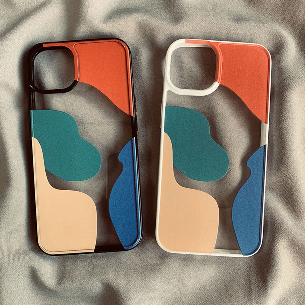 Capas para IPhone com geometria da cor do contraste do bloco