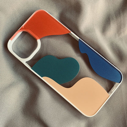 Capas para IPhone com geometria da cor do contraste do bloco